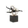 Figurine Décorative DKD Home Decor Noir Doré Métal Résine Moderne (36 