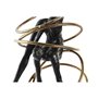Figurine Décorative DKD Home Decor Noir Doré Métal Résine Moderne (17 
