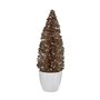 Sapin de Noël Petit Menthe Plastique champagne 9 x 28 x 9 cm