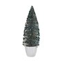 Sapin de Noël Moyen 10 x 33 x 10 cm Bleu Doré Plastique