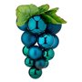 Boules de Noël Grand Raisins Bleu Plastique