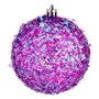 Boules de Noël Ø 8 cm Violet PVC