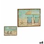 Toile Plage 70 x 3 x 50 cm (4 Unités)