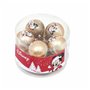 Boule de Noël Mickey Mouse Happy smiles Doré 10 Unités Plastique (Ø 6 