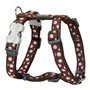Harnais pour Chien Red Dingo Style Rose Pois 46-76 cm