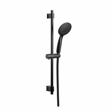 Set de douche Wenko Young Line 25451100 Noir mat Acier inoxydable Ø 19