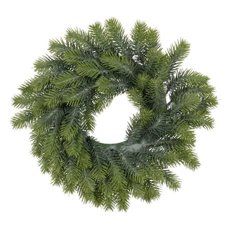 Couronne de Noël Vert PVC 37 x 37 cm
