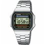 Montre Unisexe Casio A168WA-1YES Noir Argenté