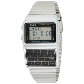 Montre Unisexe Casio DATABANK CALCULATOR STEEL - Matt case Gris