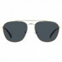 Lunettes de soleil Homme Polaroid PLD-4127-G-S-J5G-C3 Doré ø 58 mm