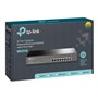 Commutateur Réseau Armoire TP-Link TL-SG1008MP RJ45 PoE 16 Gbps Noir