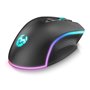 Souris Gaming avec LED Krom NXKROMKEOS 6400 dpi RGB Noir
