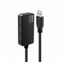 Hub USB LINDY 43159 Noir