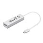 Hub USB Nilox NX090301141 Blanc Argenté