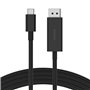 Adaptateur USB C vers DisplayPort Belkin 2 m Noir