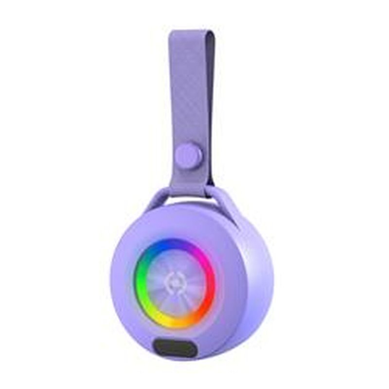 Haut-Parleurs bluetooth portables Celly LIGHTBEATVL Violet