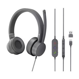 Casques avec Microphone Lenovo Gris