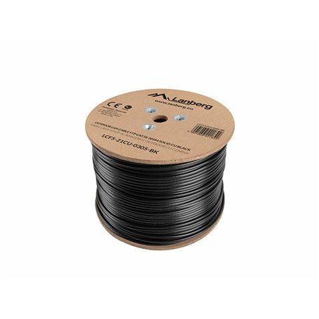 Câble Réseau Rigide FTP 5ème Catégorie Lanberg LCF5-21CU-0305-BK 305 m