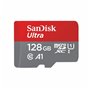 Carte Mémoire Micro SD avec Adaptateur SanDisk Ultra Noir 128 GB UHS-I