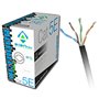 Câble Réseau Rigide UTP 6ème Catégorie Alantec KIU5OUTS305 Noir 305 m