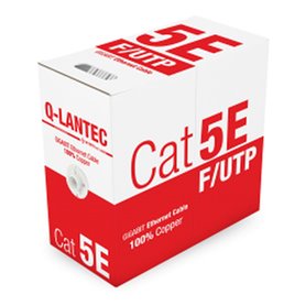 Câble Réseau Rigide UTP 6ème Catégorie Q-Lantec KIF5PVC305Q Gris 305 m