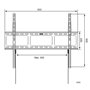 Support de TV Techly ICA-PLB 860 42" 80" 60 Kg