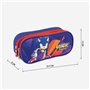 Trousse d'écolier Sonic Violet 22,5 x 8 x 10 cm