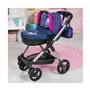 Poussette pour poupées Reig Stule Pram Blue marine 63 cm