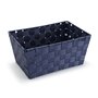 Panier Versa Bleu foncé Grand Textile 20 x 15 x 30 cm