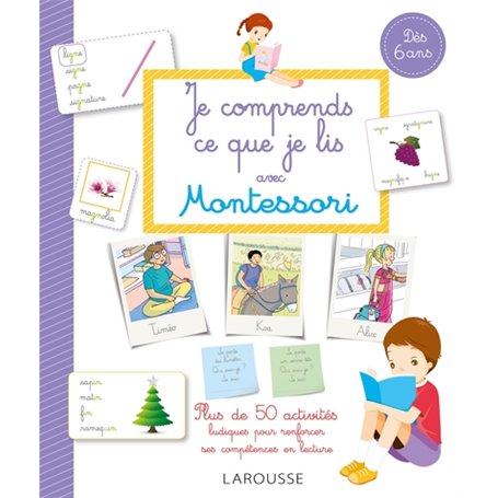 Mon cahier Montessori je comprends ce que je lis