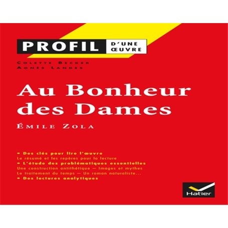 Profil - Zola (Emile) : Au Bonheur des Dames