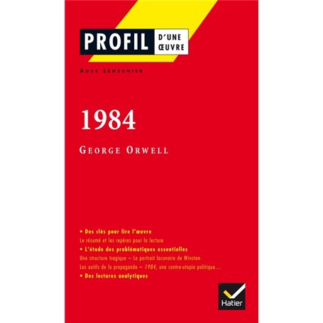 Profil - Orwell (George) : 1984
