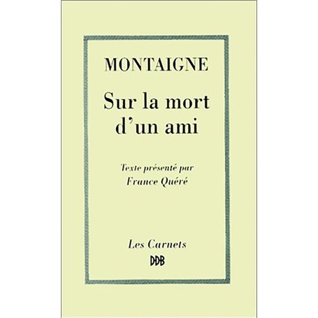 Sur la mort d'un ami