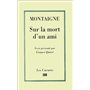 Sur la mort d'un ami