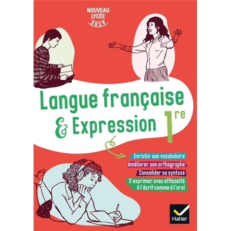 Cahier de langue française 1re - Ed 2019 - cahier de l'élève