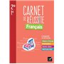 Mon carnet de réussite Français 2de/1re - Ed. 2022 - Carnet élève