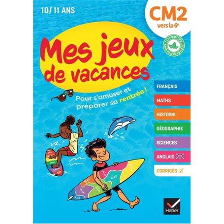 Mes jeux de vacances du CM2 à la 6e- 2023