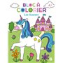Bloc à colorier  - Les licornes