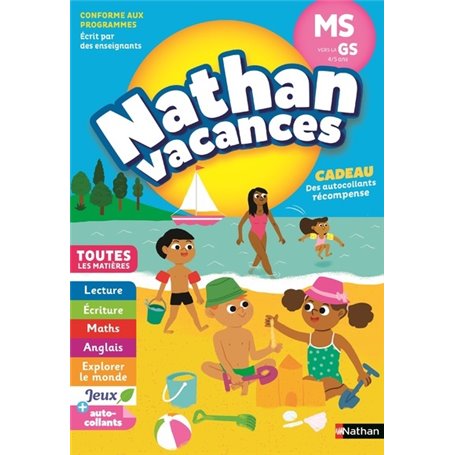 Nathan Vacances Maternelle MS vers la GS 4/5 ans