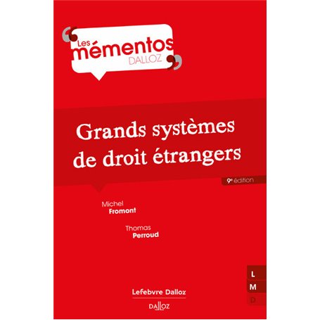 Grands systèmes de droit étrangers 9ed