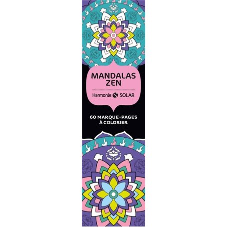 Mandalas Zen - 60 marque-pages à colorier