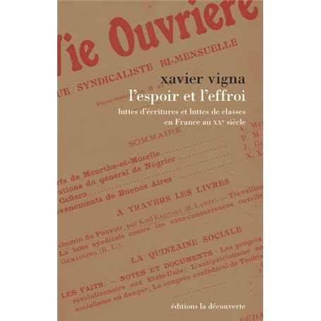 L'espoir et l'effroi
