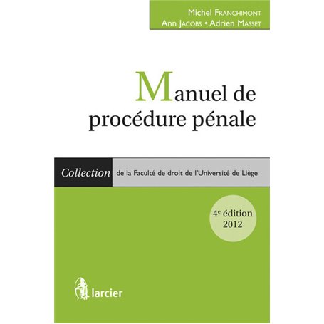 Manuel de procédure pénale