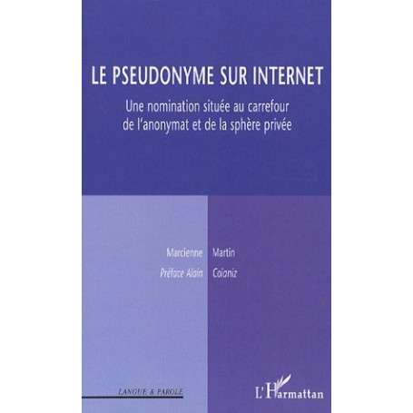 Le pseudonyme sur Internet
