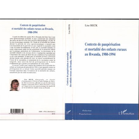 Contexte de paupérisation et mortalité des enfants ruraux au Rwanda