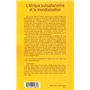 L'Afrique subsaharienne et la mondialisation