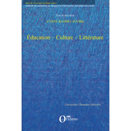 EDUCATION - CULTURE - LITTERATURE