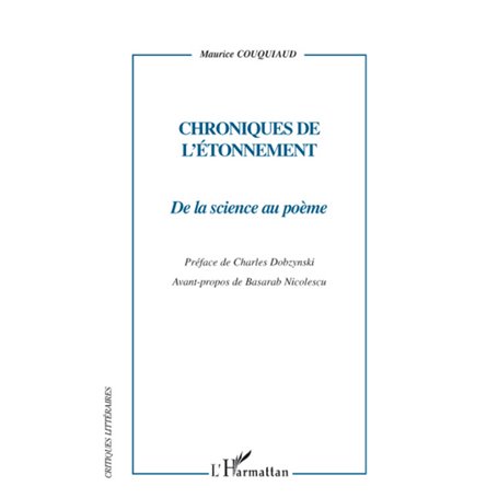 Chroniques de l'étonnement