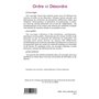 Ordre et désordre