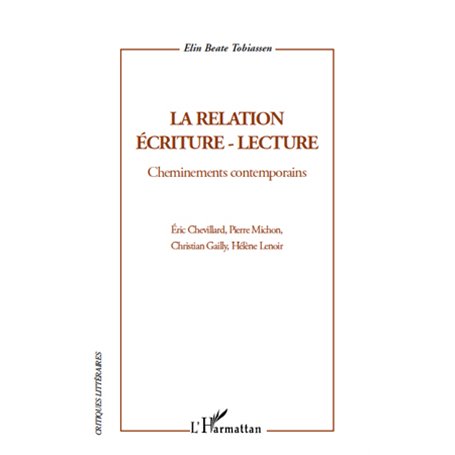 La relation écriture-lecture